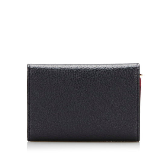 Louis Vuitton Black Leather Capucines wallet accessories
