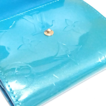 Louis Vuitton Blue Patent leather Ludlow wallet accessories