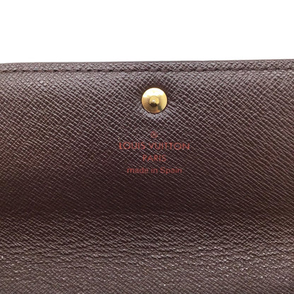 Louis Vuitton Brown Canvas Portefeuille Sarah wallet accessories