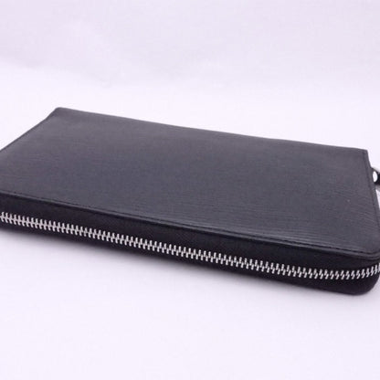 Louis Vuitton Black Leather Portefeuille zippy wallet accessories