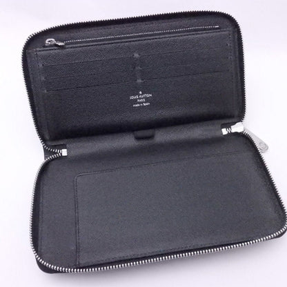 Louis Vuitton Black Leather Portefeuille zippy wallet accessories