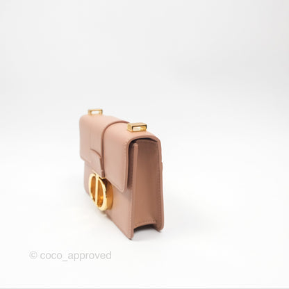 Dior Micro 30 Montaigne Flap Bag Rose Des Vents Calfskin