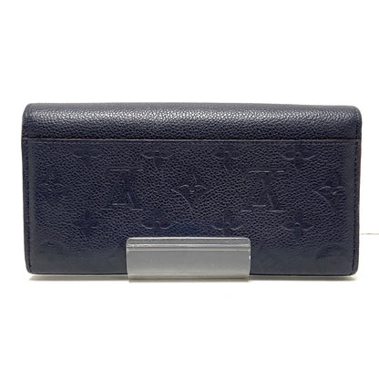 Louis Vuitton Black Leather Sarah wallet accessories