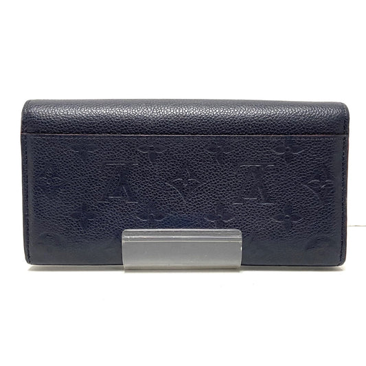 Louis Vuitton Black Leather Sarah wallet accessories