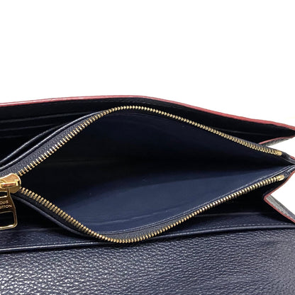 Louis Vuitton Black Leather Sarah wallet accessories