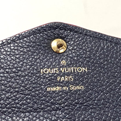 Louis Vuitton Black Leather Sarah wallet accessories