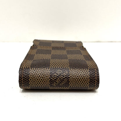 Louis Vuitton Brown Canvas etui  cigarettes wallet accessories
