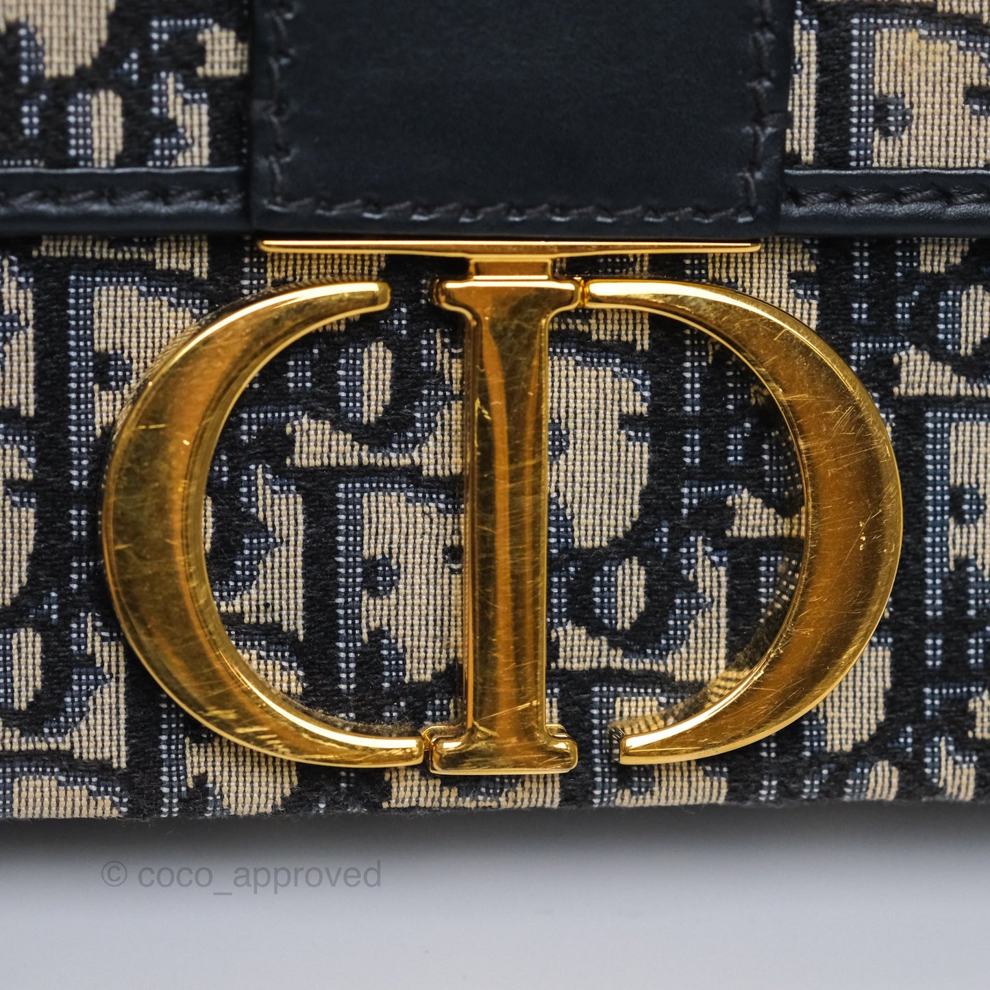 Christian Dior 30 Montaigne Oblique Jacquard Box Bag