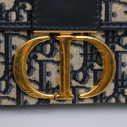 Christian Dior 30 Montaigne Oblique Jacquard Box Bag