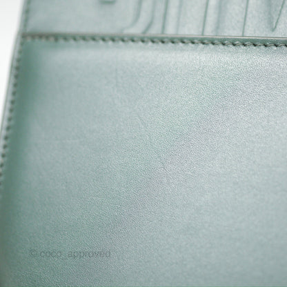 Dior 30 Montaigne Bag Teal Green Box Calfskin