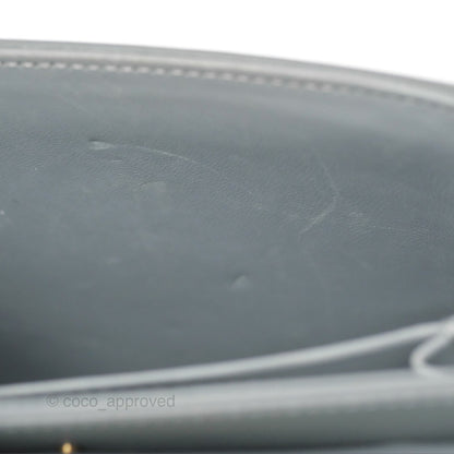 Christian Dior 30 Montaigne Box Bag Grey Calfskin