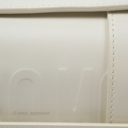 Christian Dior Small 30 Montaigne Box Bag White Calfskin