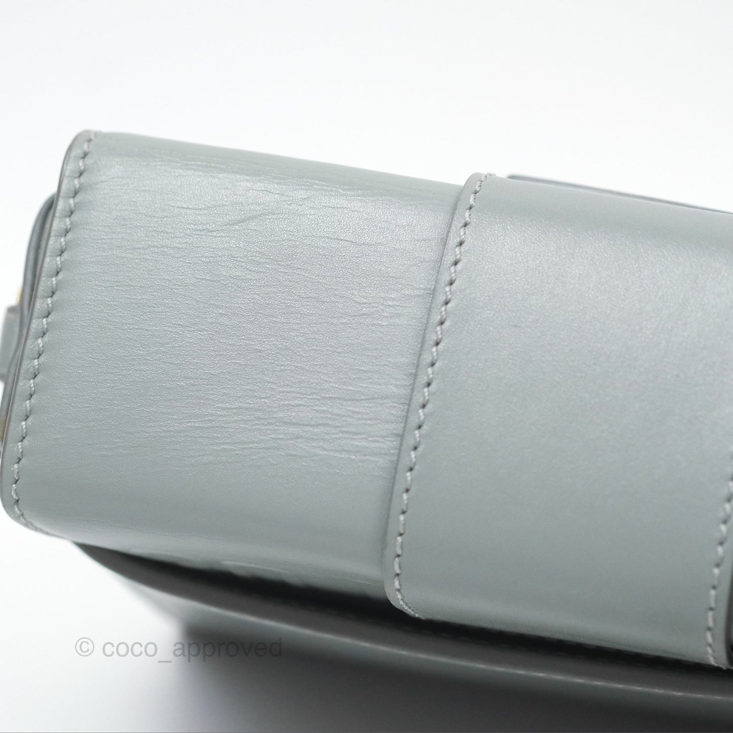 Christian Dior 30 Montaigne Box Bag Grey Calfskin