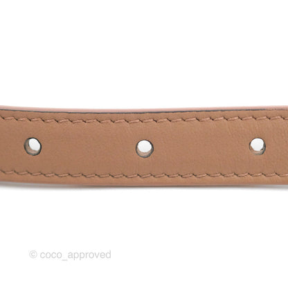 Christian Dior Saddle Belt Pouch Dusty Pink Matte Calfskin Gold Hardware