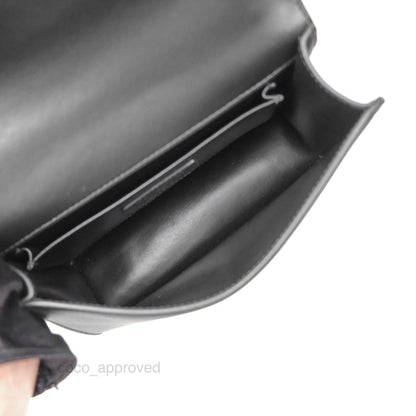 Christian Dior Small 30 Montaigne Bag Black Calfskin Gold Hardware