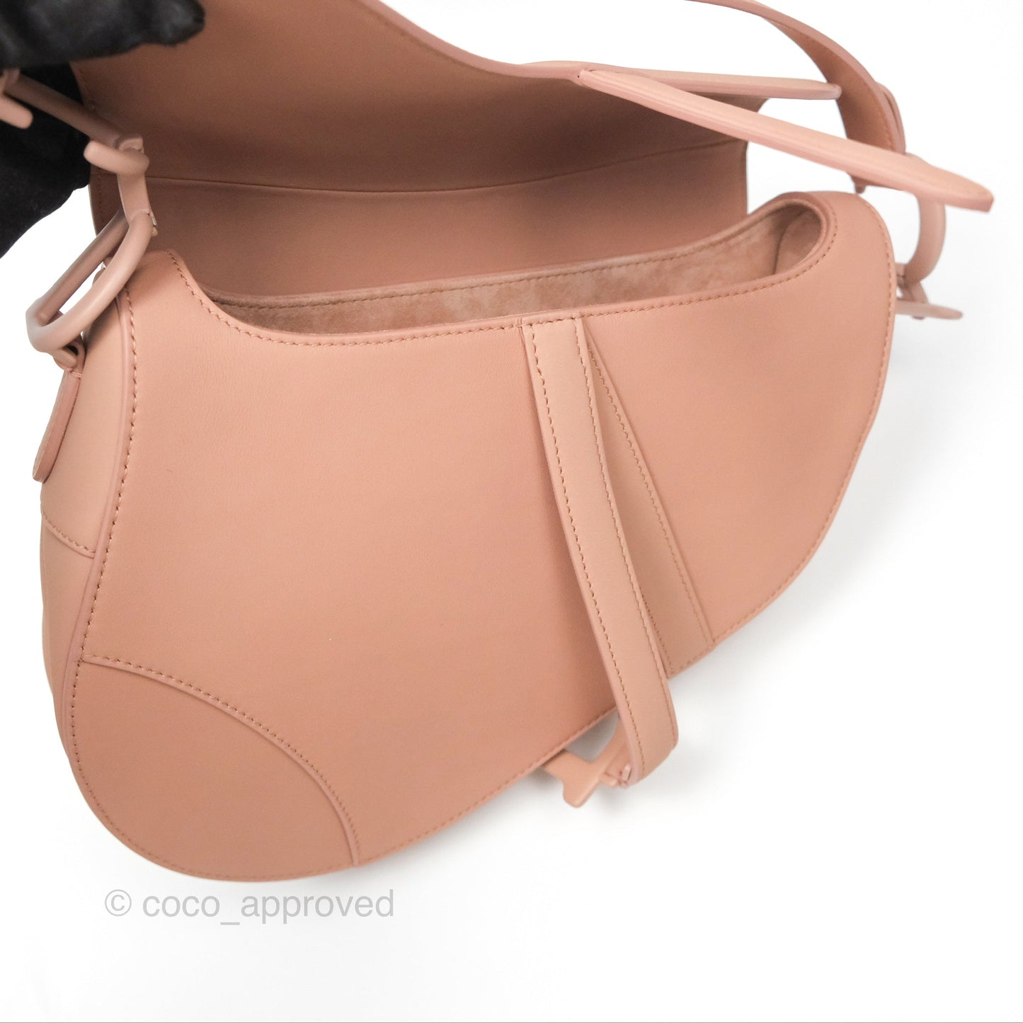 Christian Dior Saddle Bag Blush Ultramatte Calfskin