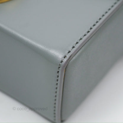 Christian Dior 30 Montaigne Box Bag Grey Calfskin
