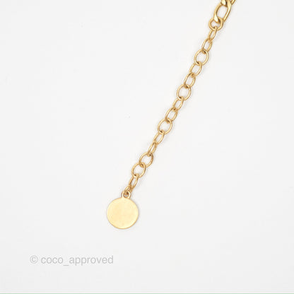 Christian Dior Petit CD Choker Necklace Gold Tone