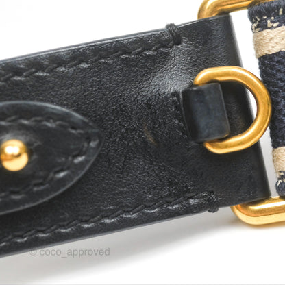 Dior Medium Bobby Bag Blue Oblique Jacquard Canvas