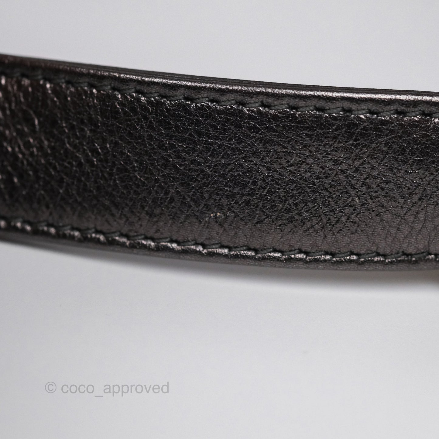 Christian Dior Medium Lady Dior Metallic Dark Grey Lambskin Gold Hardware