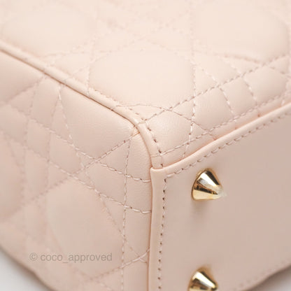 Christian Dior Lambskin My ABCDior Lady Dior Pink Gold Hardware