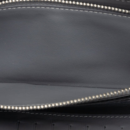 Silver Louis Vuitton Monogram Mirror Vertical Zippy Long Wallets