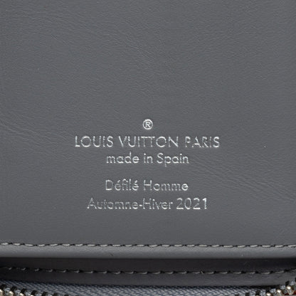 Silver Louis Vuitton Monogram Mirror Vertical Zippy Long Wallets