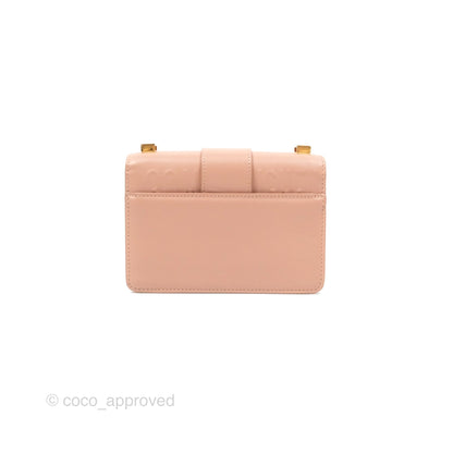 Dior Micro 30 Montaigne Flap Bag Rose Des Vents Calfskin