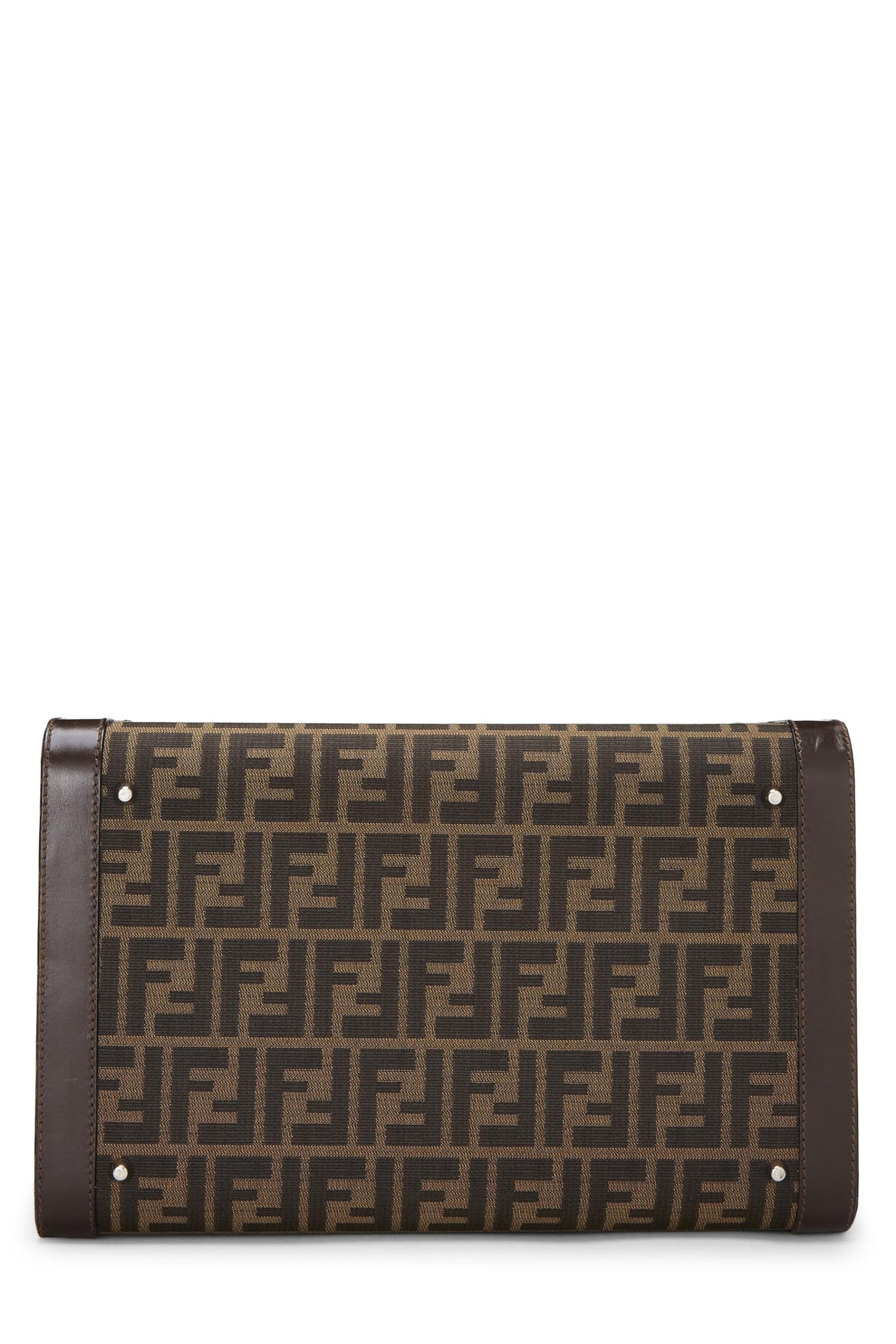 Fendi,  Brown Zucca Canvas Box Vanity, Brown