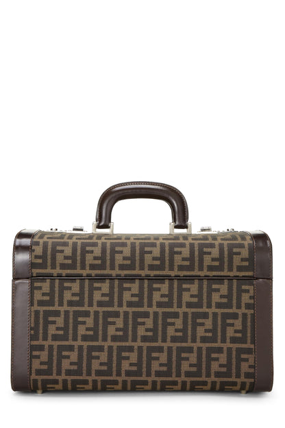 Fendi,  Brown Zucca Canvas Box Vanity, Brown