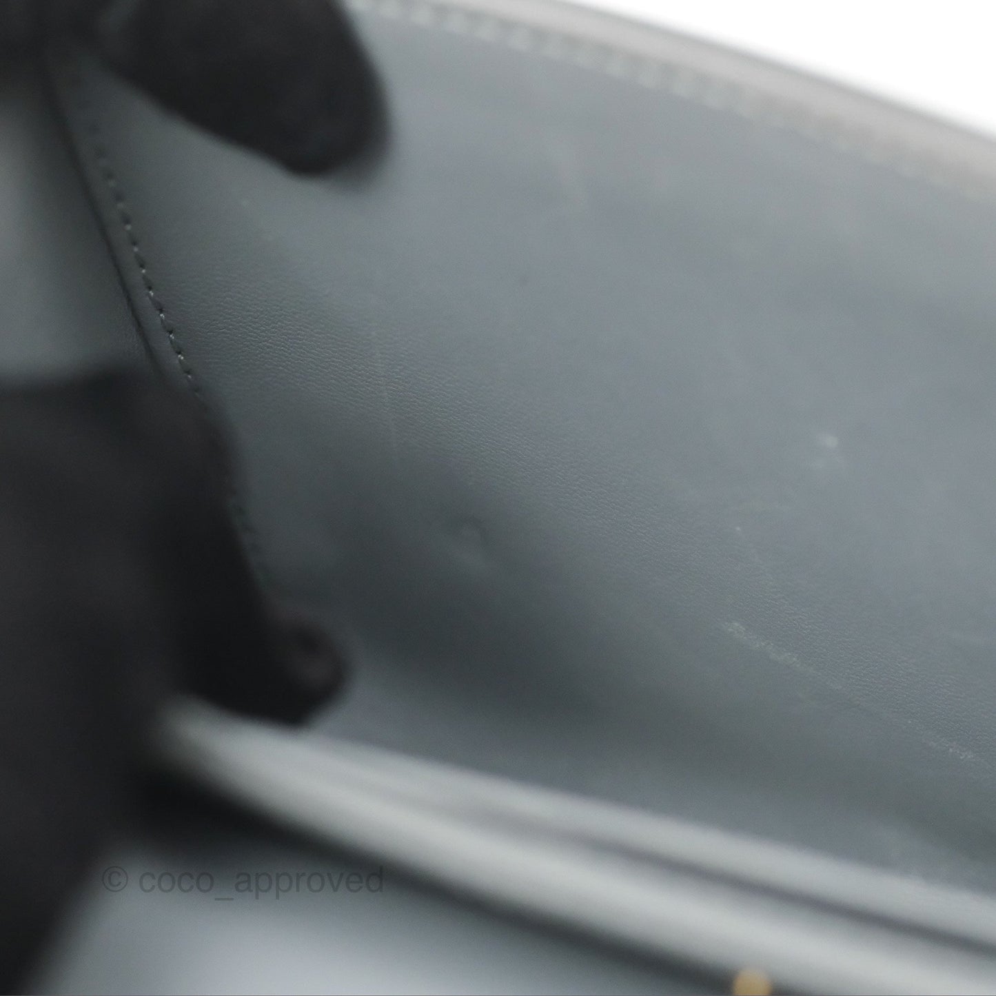 Christian Dior 30 Montaigne Box Bag Grey Calfskin