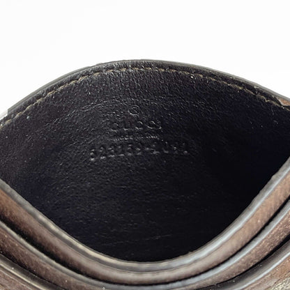 GUCCI - Ophidia GG Brown Card Case - Full Kit
