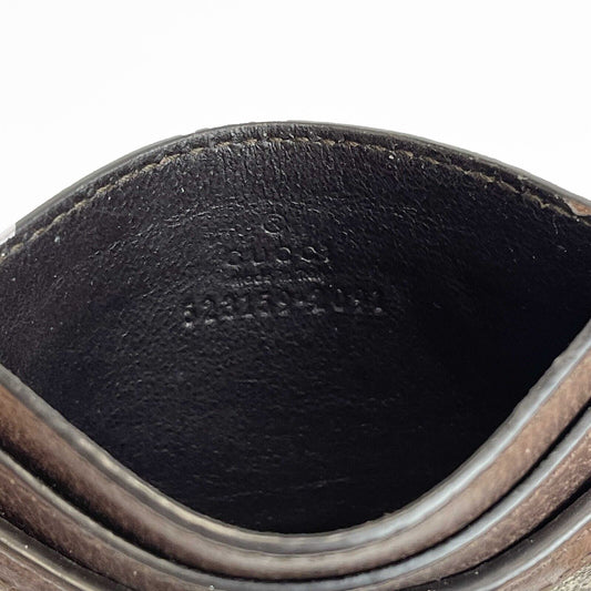 GUCCI - Ophidia GG Brown Card Case - Full Kit