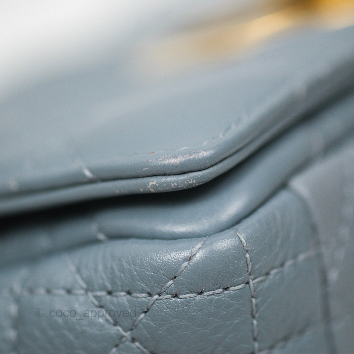 Dior Small Caro Bag Blue Supple Cannage Calfskin