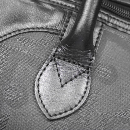 Dior Vintage Trotter Boston Duffle Bag Oblique Black