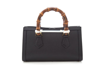 Gucci Black Diana Bamboo Handle Handbag