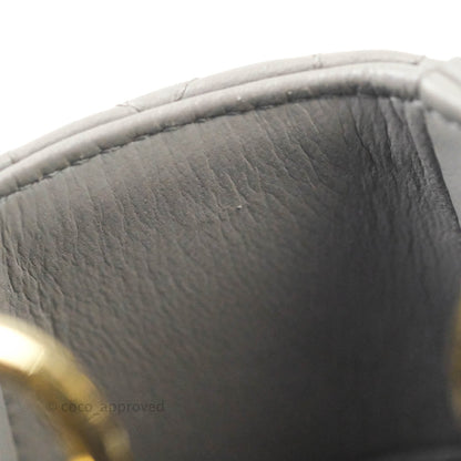 Christian Dior Lambskin My ABCDior Lady Dior Grey Gold Hardware
