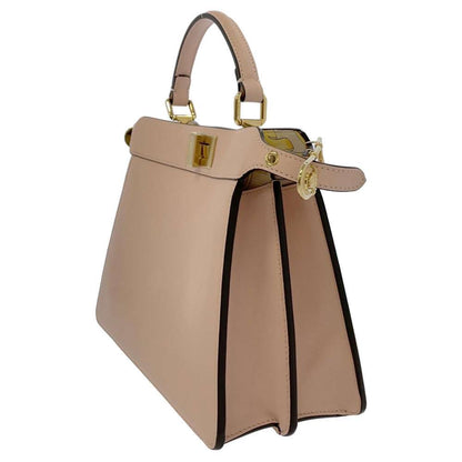 FENDI Fendace Peekaboo I see you Pink 8BN327 Leather Size Medium