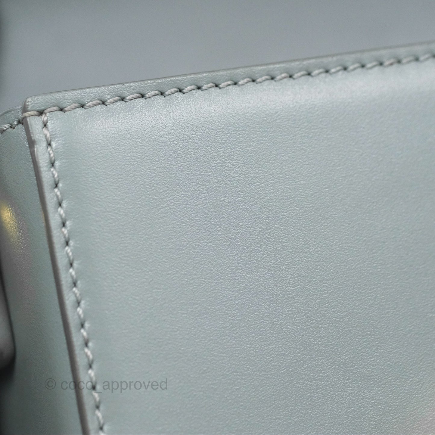 Christian Dior 30 Montaigne Box Bag Grey Calfskin