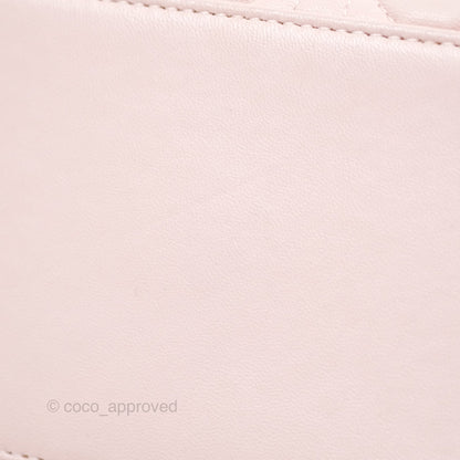 Christian Dior Medium Lady Dior Pink Lambskin Gold Hardware