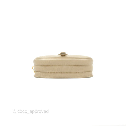 Christian Dior Medium Bobby Flap Beige Grained Calfskin