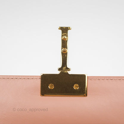 Dior Micro 30 Montaigne Flap Bag Rose Des Vents Calfskin