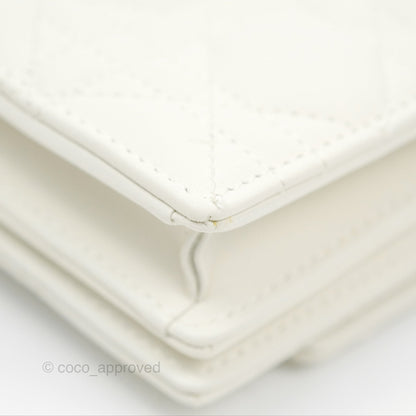 Dior Miss Dior Mini Bag White Cannage Lambskin