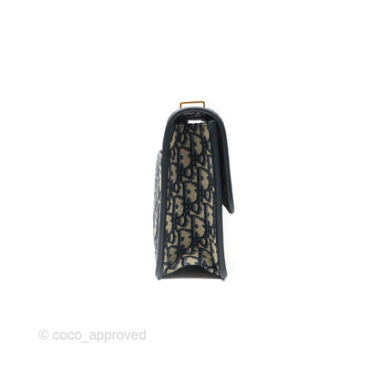 Dior 30 Montaigne Bag Blue Dior Oblique Jacquard