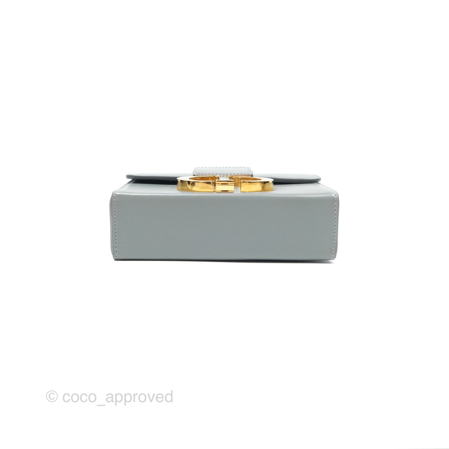 Christian Dior 30 Montaigne Box Bag Grey Calfskin