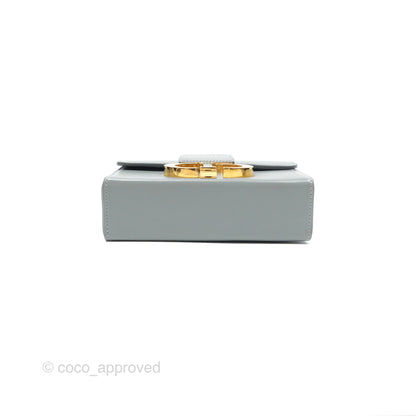 Christian Dior 30 Montaigne Box Bag Grey Calfskin