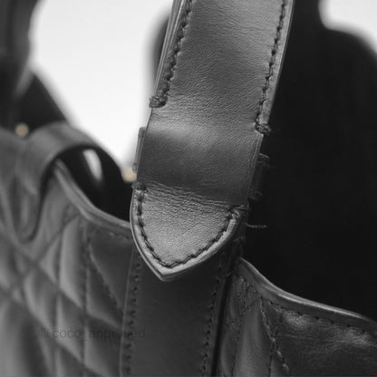 Christian Dior Small Dior Toujours Bag Black Macrocannage Calfskin