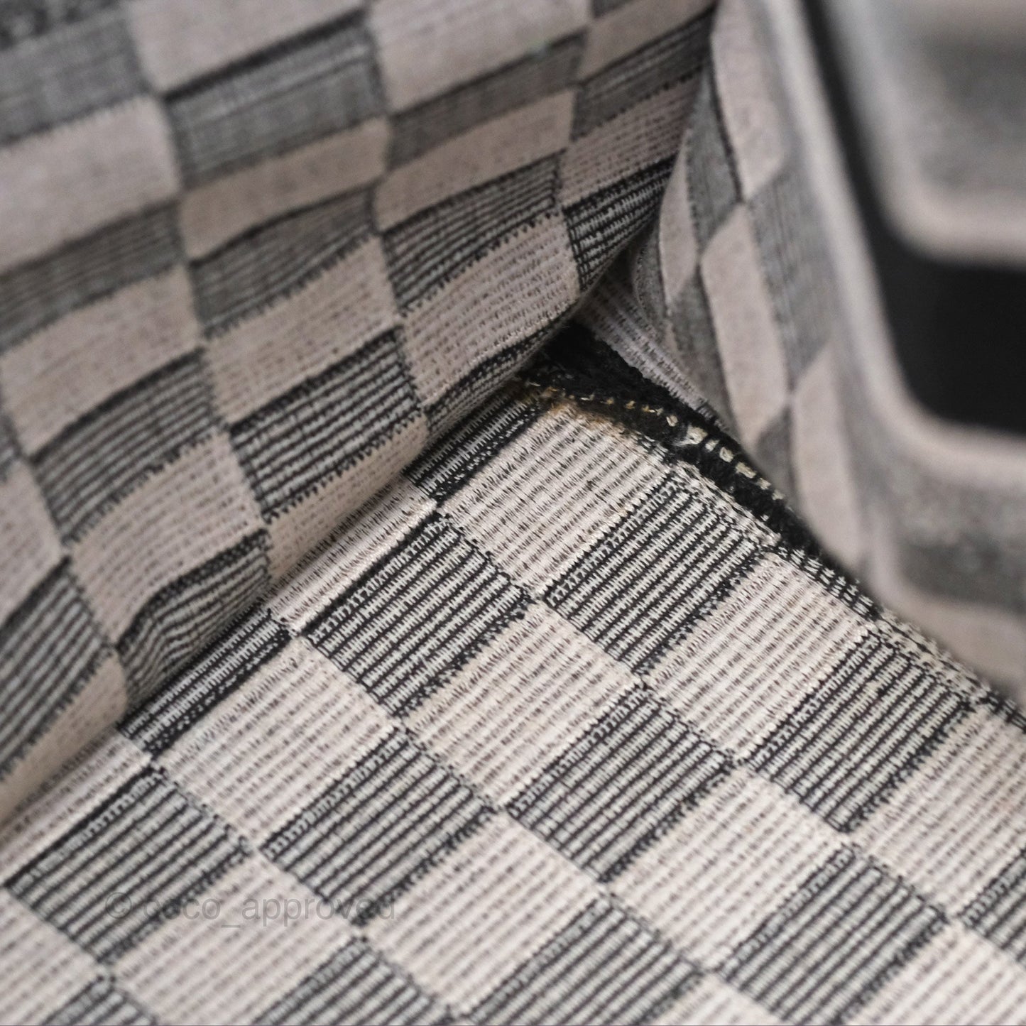 Christian Dior Large Book Tote Checkered Black/ White Canvas