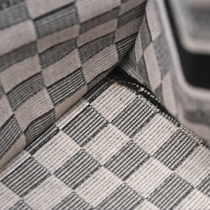 Christian Dior Large Book Tote Checkered Black/ White Canvas