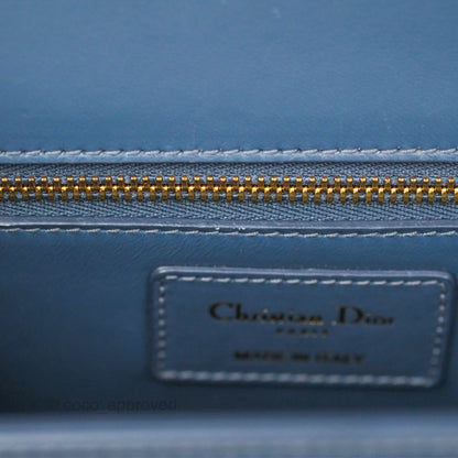 Dior 30 Montaigne Bag Blue Box Calfskin